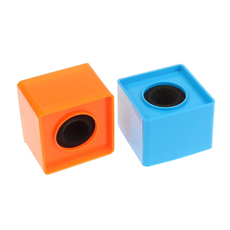 1 قطعة برتقالي/أسود/أصفر/أبيض/أزرق ABS KTV ميكروفون محطة العلم مربع الشكل ميكروفون محطة مقابلة التلفزيون ثقب أسود #2
