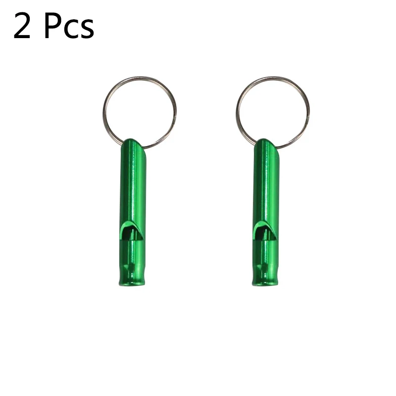 2Pcs Outdoor Multifunctional Whistle Portable Mini Whistle Lifesaving Training Travel Whistle Explore Hunting Emergency Tools