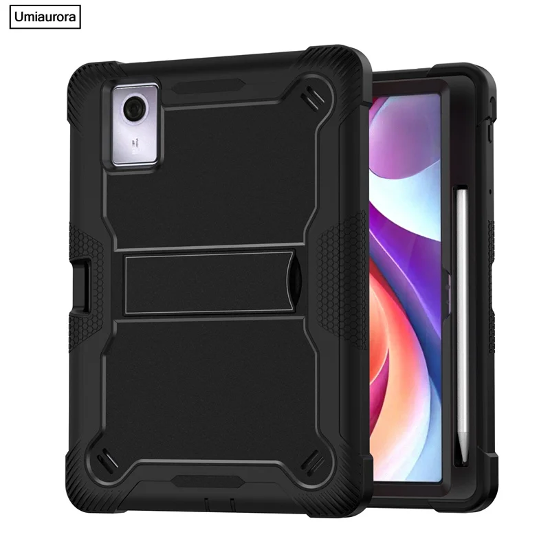 

For Lenovo Idea Tab 11" Xiaoxin Pad 11 inch 2025 TB336FU TB336ZU TB335FC Shockproof Pencil Holder Tablet Case Stand Armor Funda