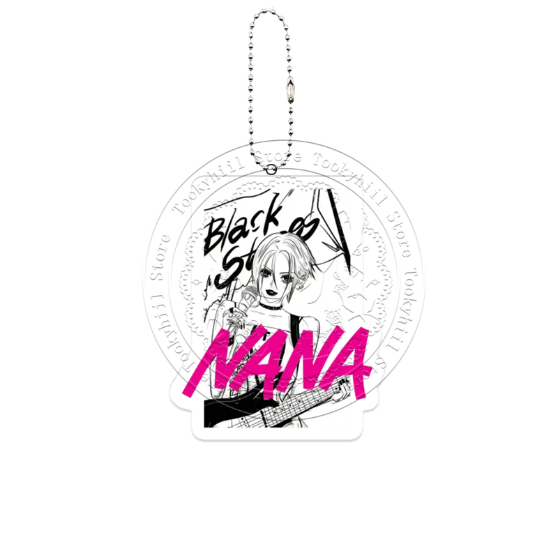 Portachiavi Nana in acrilico Komatsu Nana Cartoon HD Cosplay Studente squisito Decora borsa Portachiavi Accessori pendenti Regalo di compleanno
