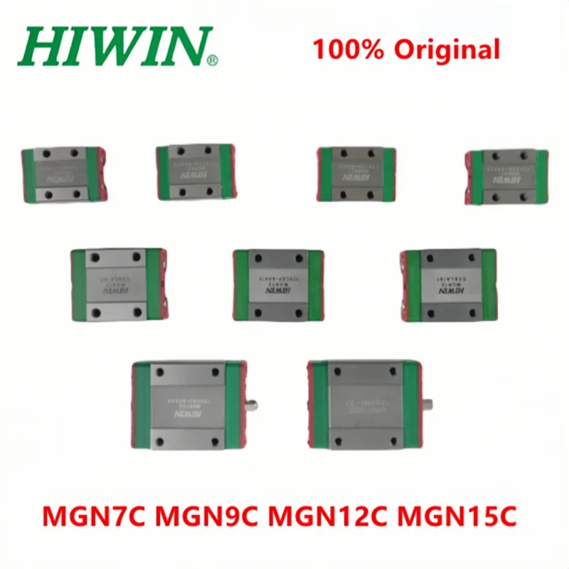 

2pcs Original Hiwin linear block MGN7C MGN9C MGN12C MGN15C Mini carriage for CNC router 3D pritner