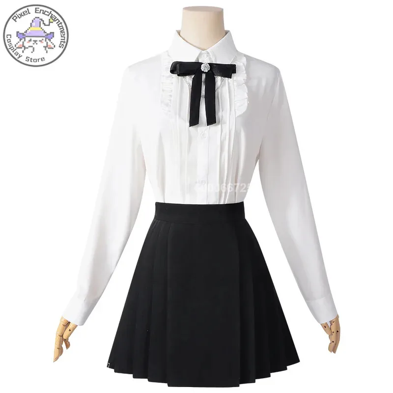 مجموعة تنورة بدلة سوداء أنيقة من CyGame Love and Deepspace زي موحد للنساء لحفلات الهالوين كوميك كون لعب الأدوار Su