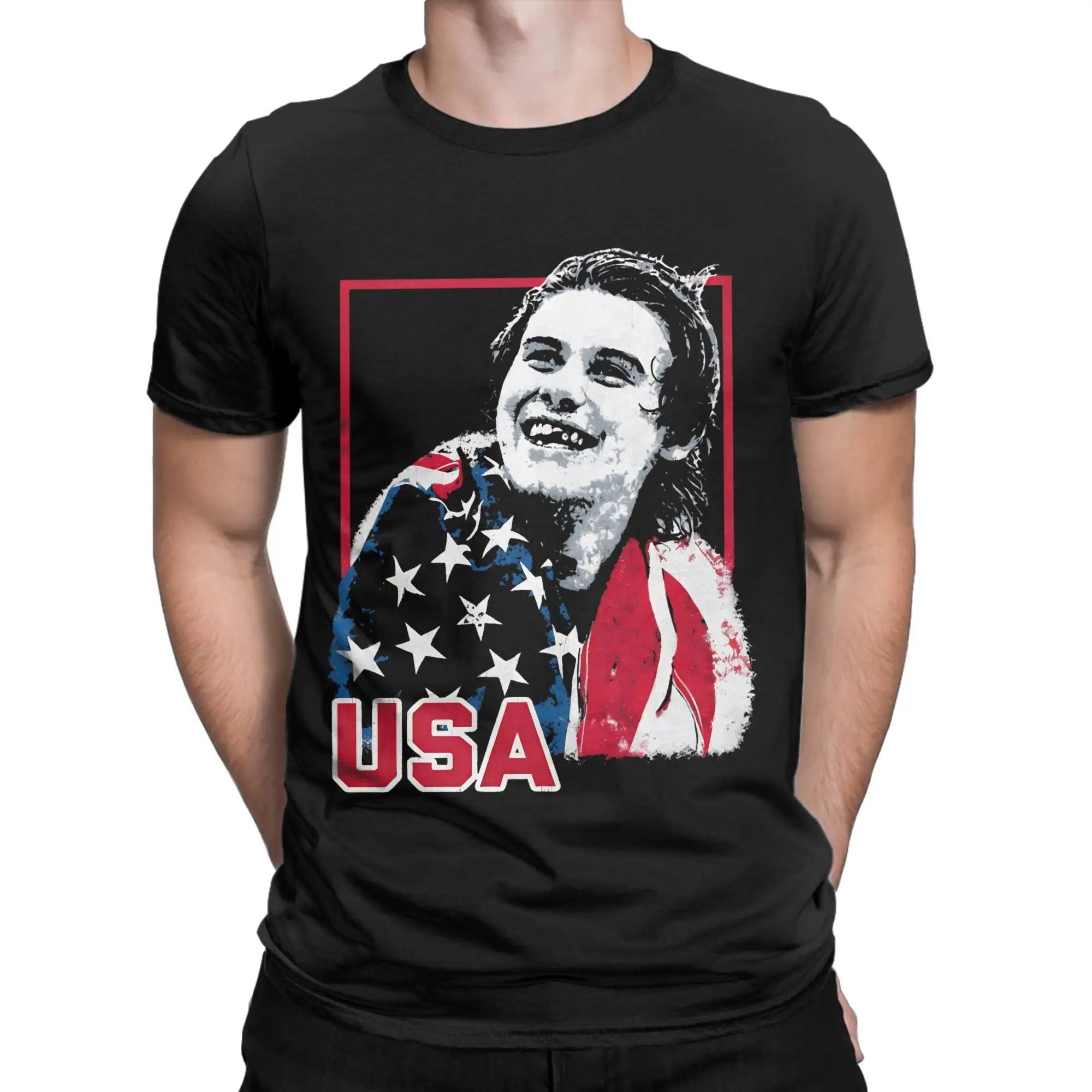 Jack Hughes  Gold Men T Shirt  Funny Tees Short Sleeve Round Neck T-Shirt Pure Cotton Summer Clothes