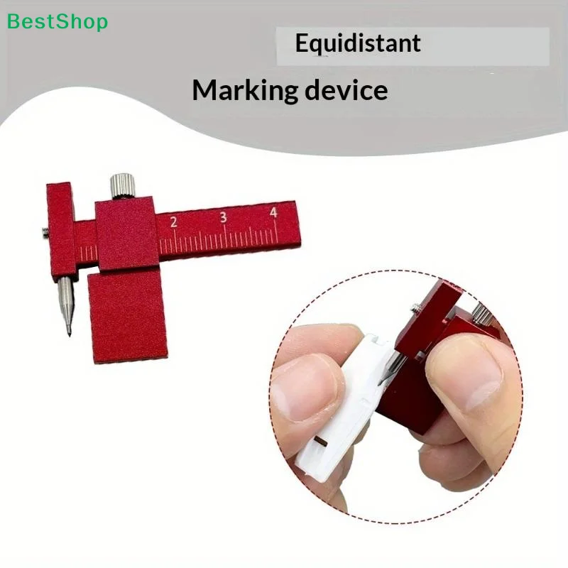 ♥Model Equidistant Scribing Ruler Parallel Scribers Create Contour Positioning Scale Auxiliary Ruler Tools