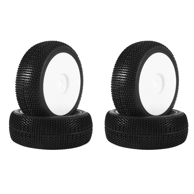 4Pcs 115Mm 1/8 RC Off-Road Tires Wheel 17Mm Hex for ARRMA Redcat Team VRX WR8 Hobao,3-ABFT