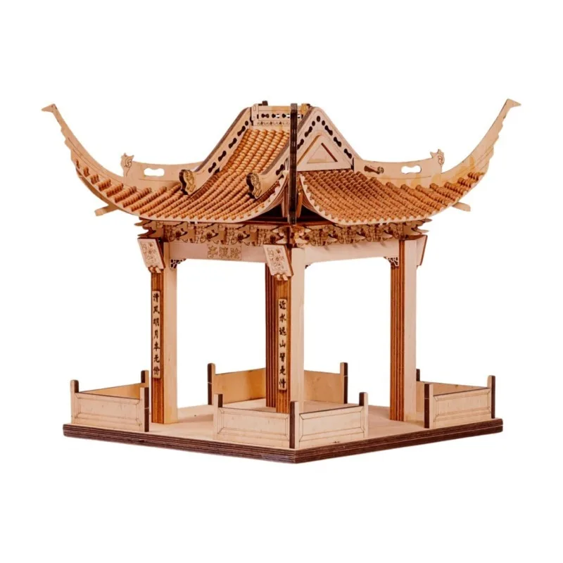 العمارة الصينية الجديدة، نموذج الطراز القديم زن، ردهة الفندق، البندول اليدوي للمناظر الطبيعية #5