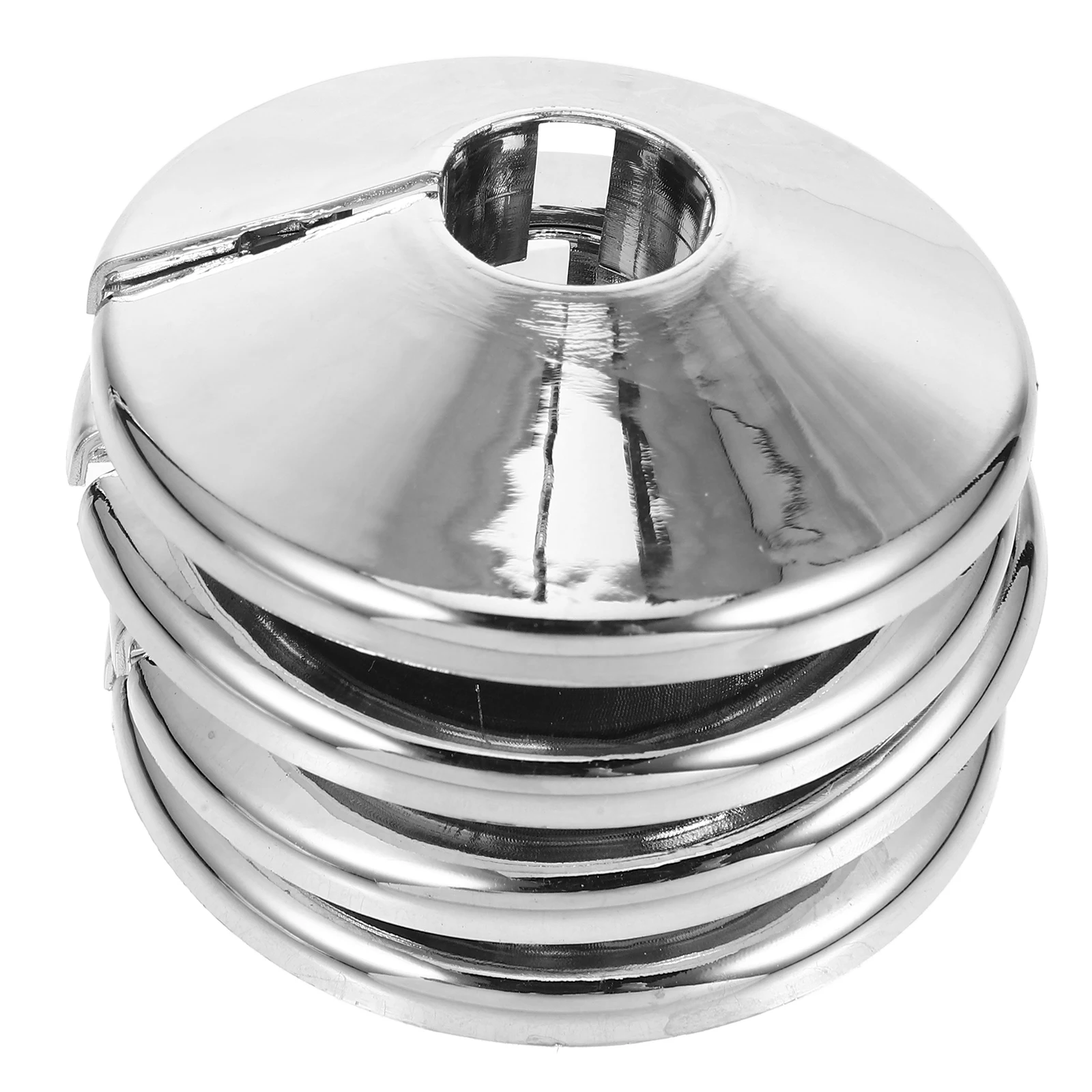 

4pcs Pipe Decoration Cover Chrome Holes Around Pipes ABS Heater Flange Split Covers Durable Plastic Kitchen Facilities Plumbing