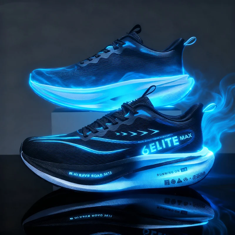 

High Quality Men's Trainer Basketball Sneakers Walking Sneakers Trend Men Sport Casual Social Running Fluorescent Shoes Women