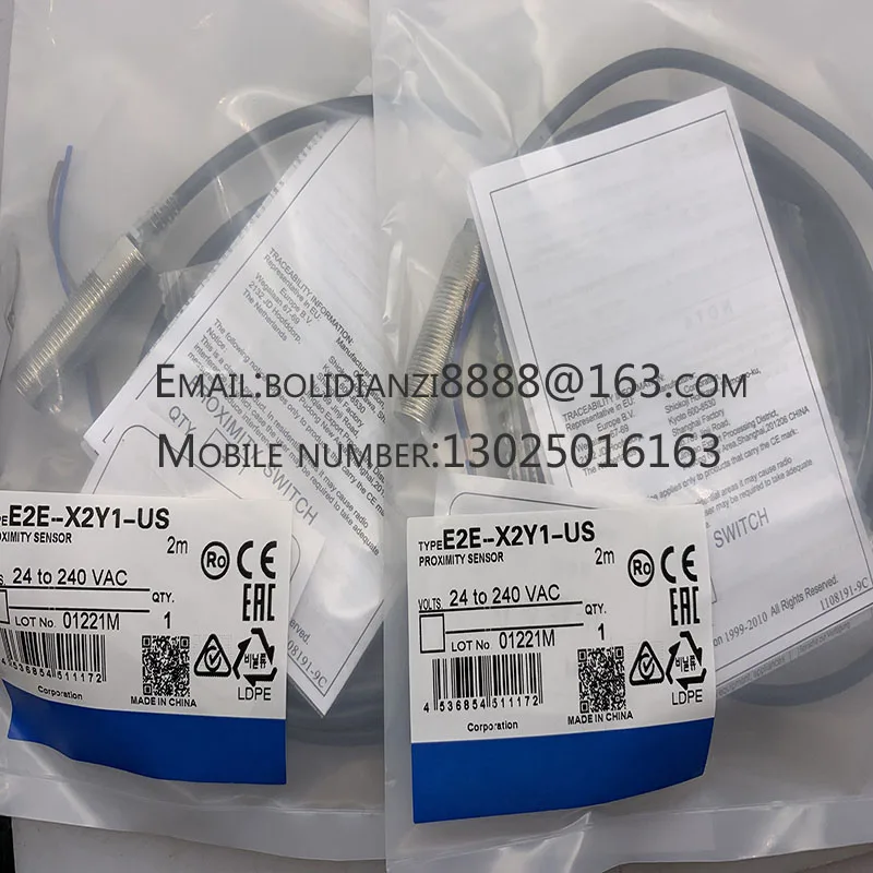 

New proximity switch sensor E2E-X5MY1/X10MY1/X18MY1 X5Y1/X10Y1-Z X2Y1 10Y2 -US One year warranty In stock