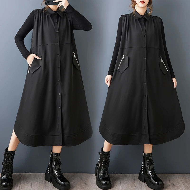 k Sle Loose Svel Dr Faionable Veelzijdig Afslanken Casual Open Vest Vest Herfst Nieuwe Collectie Dames Dr