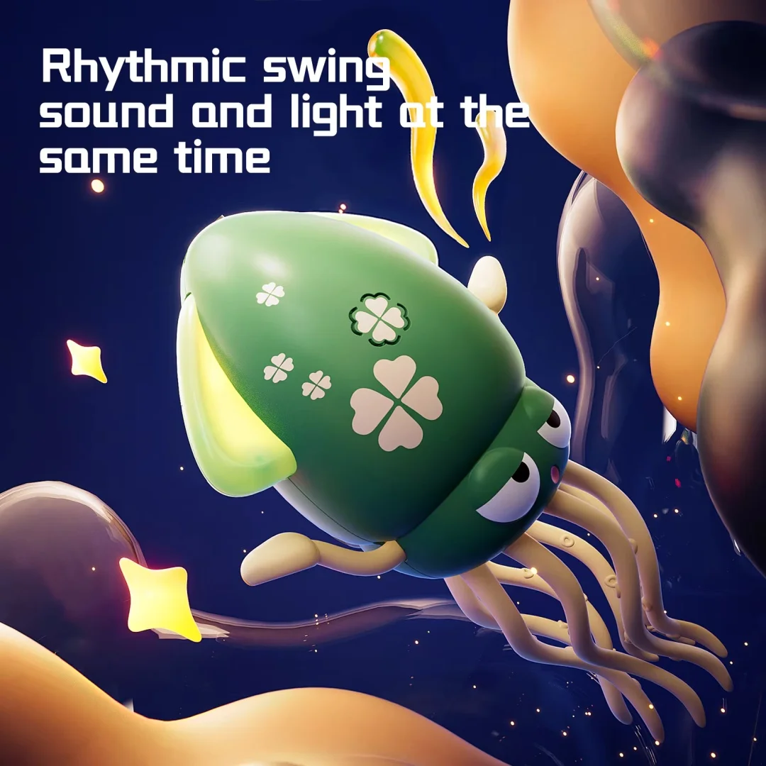 Fun Dancing Octopus, Magic Musical Squid with Light-Up Crawling Moves