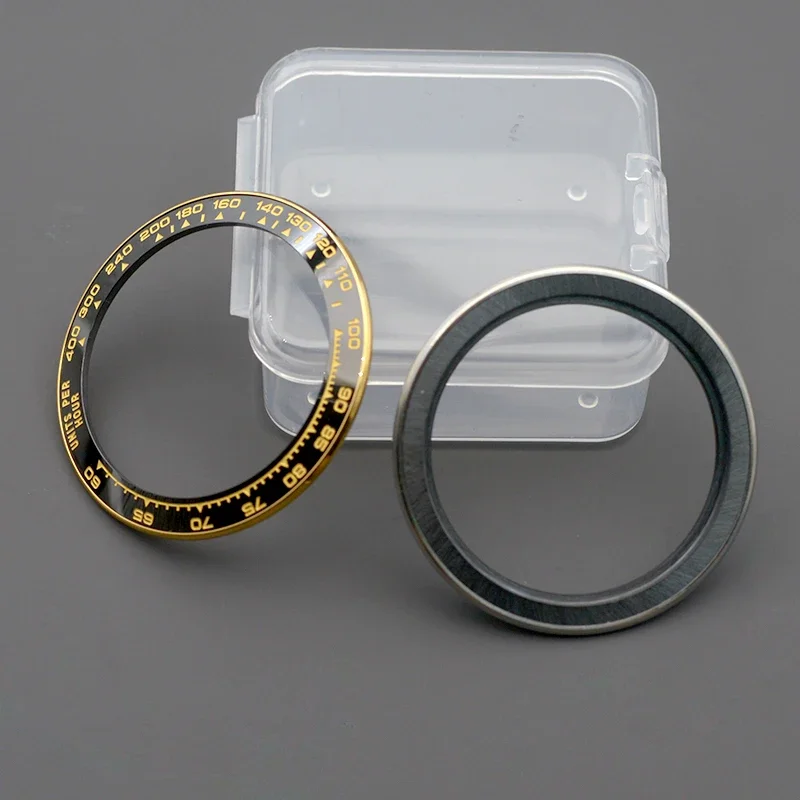 38.5*30.6mm 126518 126509 126505 relógio moldura de cerâmica inserção caber dayt ona 126518 126509 sub yach peças de relógio