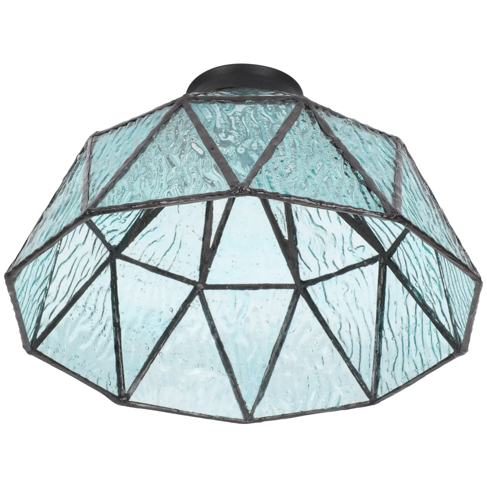 Vintage Style Glass Pendant Light Shade Decorative Lampshade for Chandelier Ceiling Lamp Replacement Light Bulb Cage Guard
