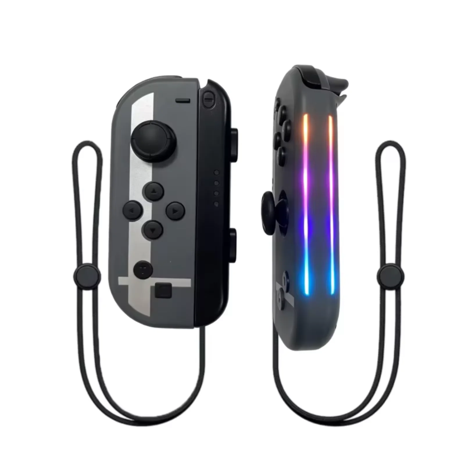 Wireless Joy-Con Controller for Switch/Switch OLED RGB Light Hall Effect Joystick 6-Axis Gyro Turbo Vibration Gamepad