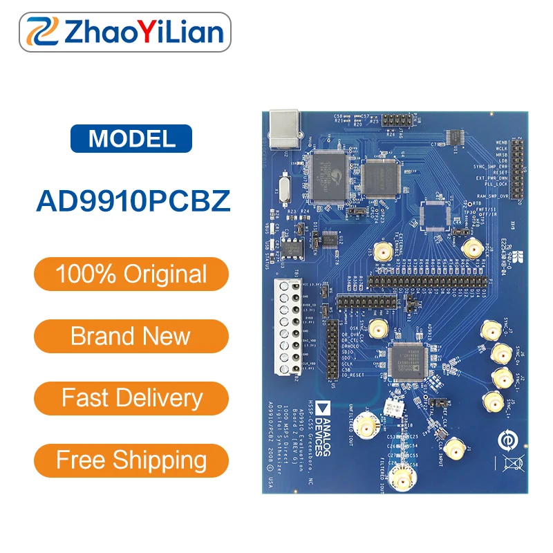 For AD9910PCBZ 1GSPS DDS Evaluation Board 14‑Bit DAC Direct Digital Synthesizer RF Signal Generator Development Kit