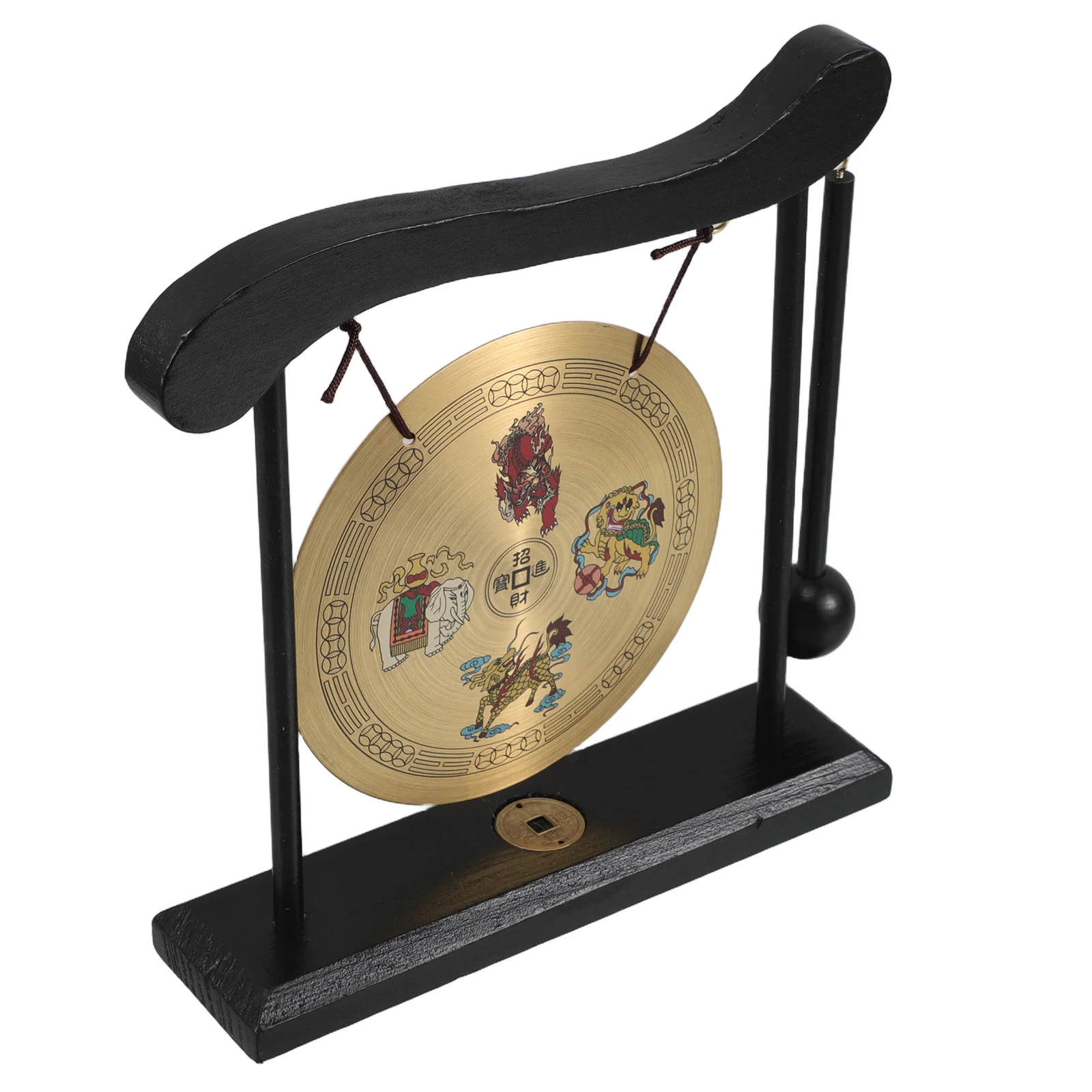 

Feng Shui Decoration Brass Gong Chinese Ornament Bell Ornaments Wind Chime