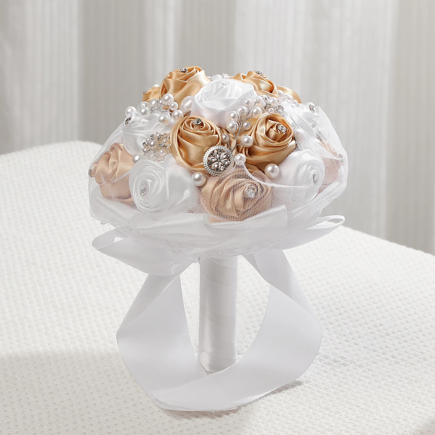 باقة يد العروس محاكاة الزفاف اليد عقد باقة الزفاف التصوير الفوتوغرافي الدعائم الزفاف