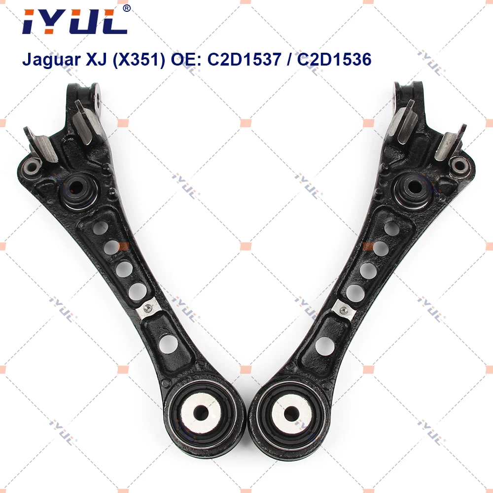 

A Pair Front Lower Suspension Control Arm Straight For Jaguar XJ XJL X351 C2D1537 C2D1536 C2D35201 C2D35200