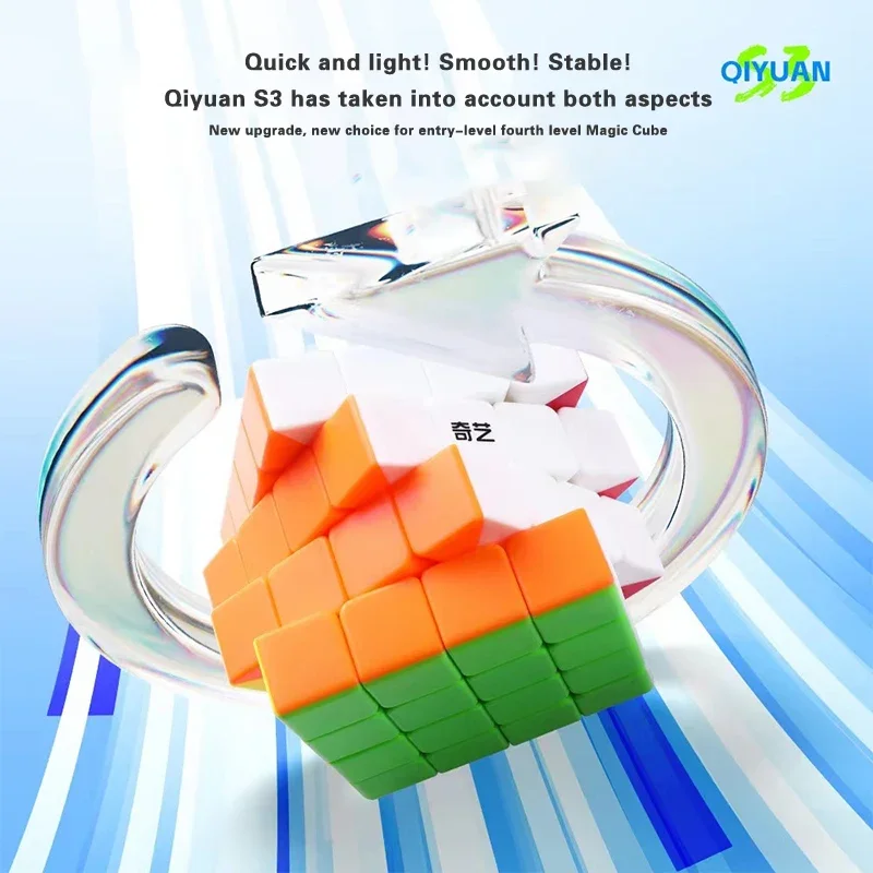 QIYI 4x4 Speed Cube 4x4x4 Puzzle Speed Magic Cube 4Layers Speed Cube Professional Puzzle Toy For Children Kids Gift Educ Toy
