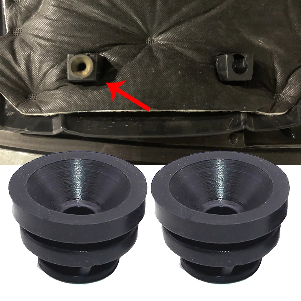 Cubierta aislante de goma para motor de coche, arandela de montaje, cojín para Mazda CX-5 KE KF 2013 - 2021 Mazda2 Mazda3 Mazda6 CX-3 P3011023, 2 uds.
