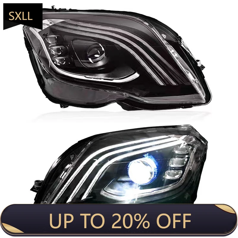 

SXLL for X204 Headlight Projector Lens GLK Class GLK250 Dynamic Signal Headlight GLK300 Light Emitting Diode Headlight