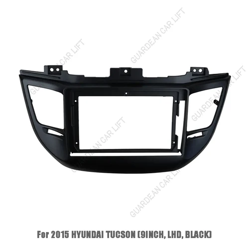 Imagen 2 del producto Para HYUNDAI Tucson 2015 ~ 2017(9 pulgadas) fascias de Radio de coche Android GPS reproductor estéreo MP5 2 Din unidad principal Panel instalación de marco de tablero