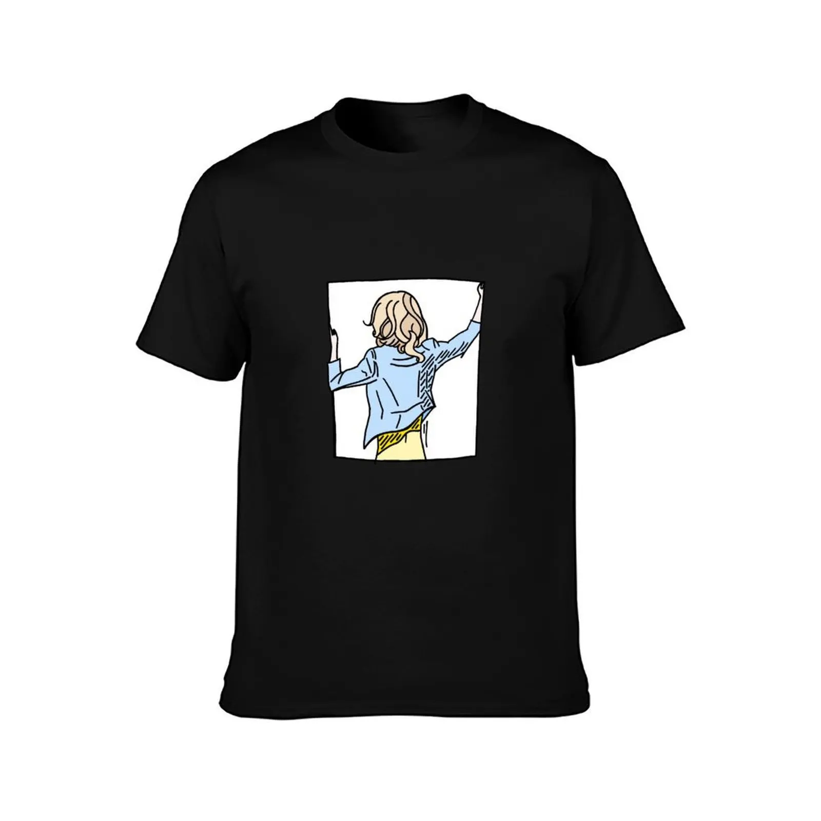 Gillian Anderson: Goodbye Blanche T-Shirt, Summer Casual Cotton Tee, Oversized Streetwear Tops, Vintage Graphic Print