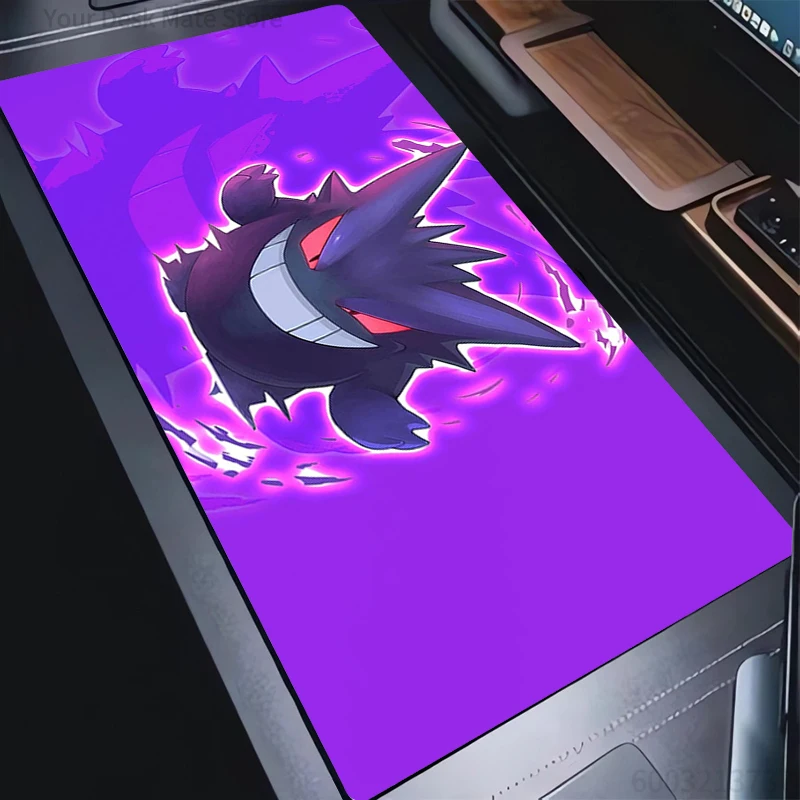 

Mouse Pad Pokemon Gengar Gamer Larger xxl Computer Notebook Rubber Mousepad Carpet Gaming Accessories Keyboard Desk Mat
