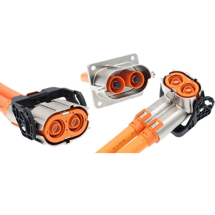 Quick Release Interlock Connector 2 Pins 800 Series HVIL Connector สําหรับระบบ PDU EV