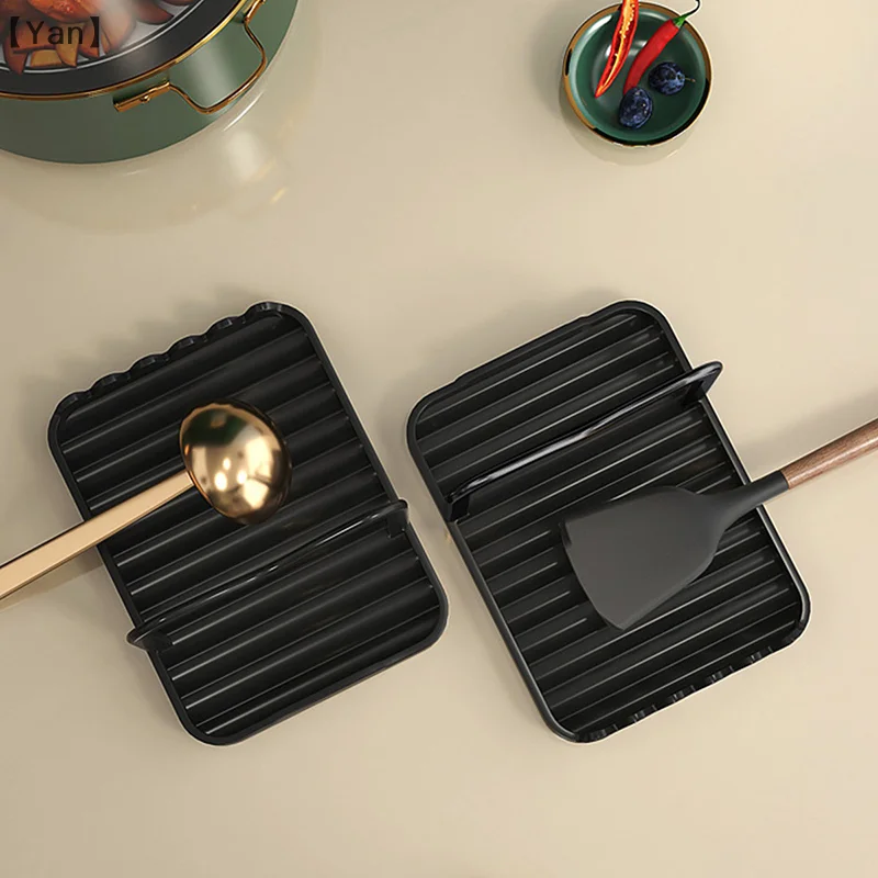 Kitchen Desktop Pot Lid Holder Foldable Multifunctional Pot Cover Rack Spatula Storage Rack Pot Lid Rest Kitchen Organizer