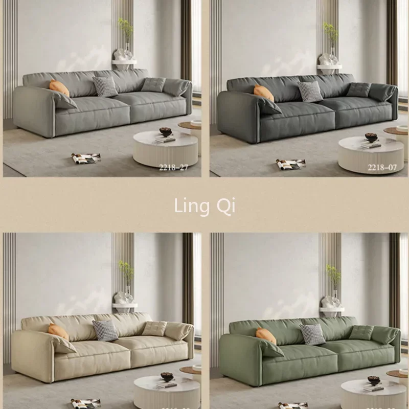 Luxury Longue Sectional Sofa Lazy Chair Recliner 3 Seater Tatami Designer Couch Large Straight Relax Comfort Divano Furniture