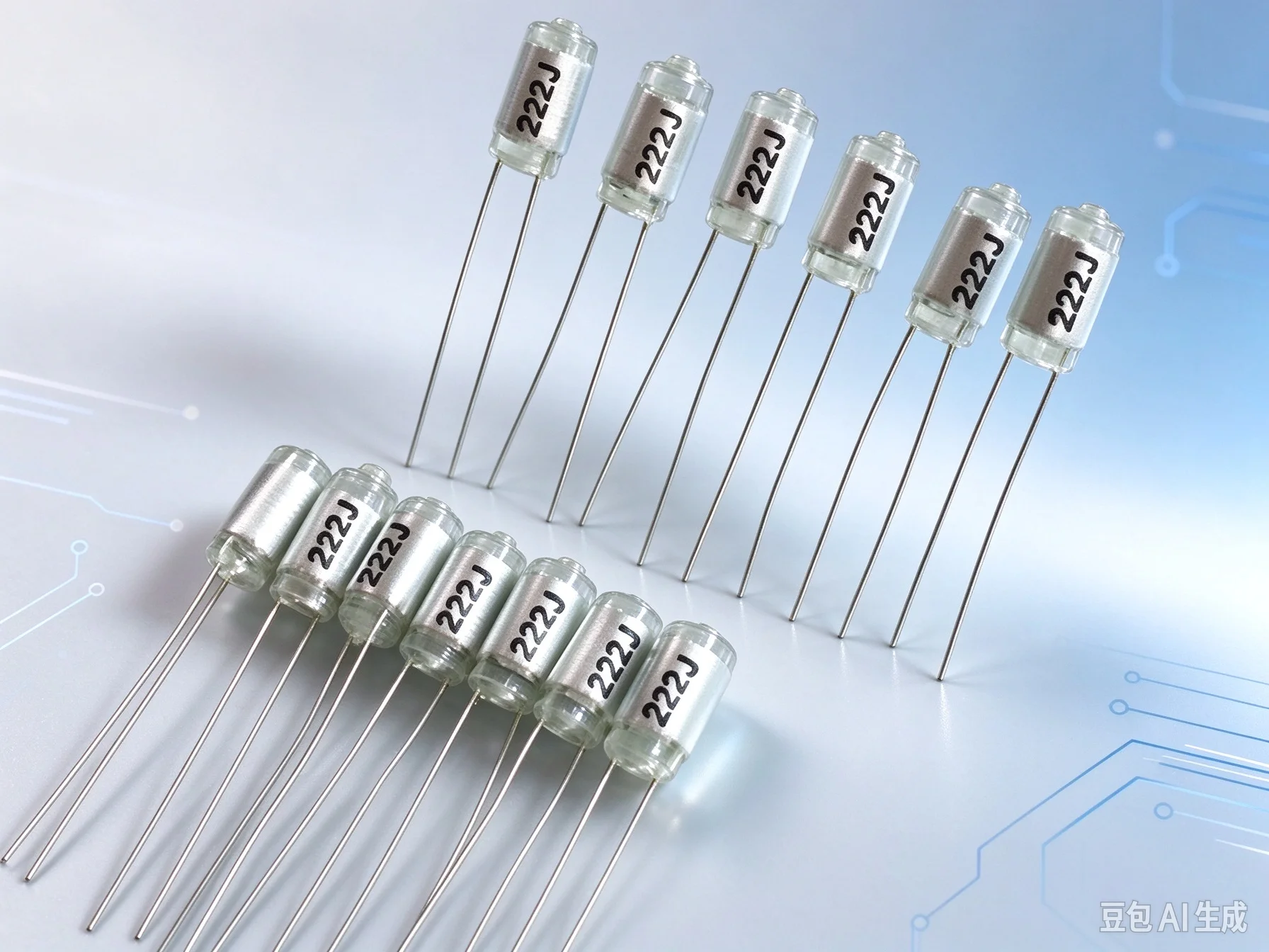 Genuine for CQSA 100V 2200PF 222J Polystyrene Film Capacitor  200pcs