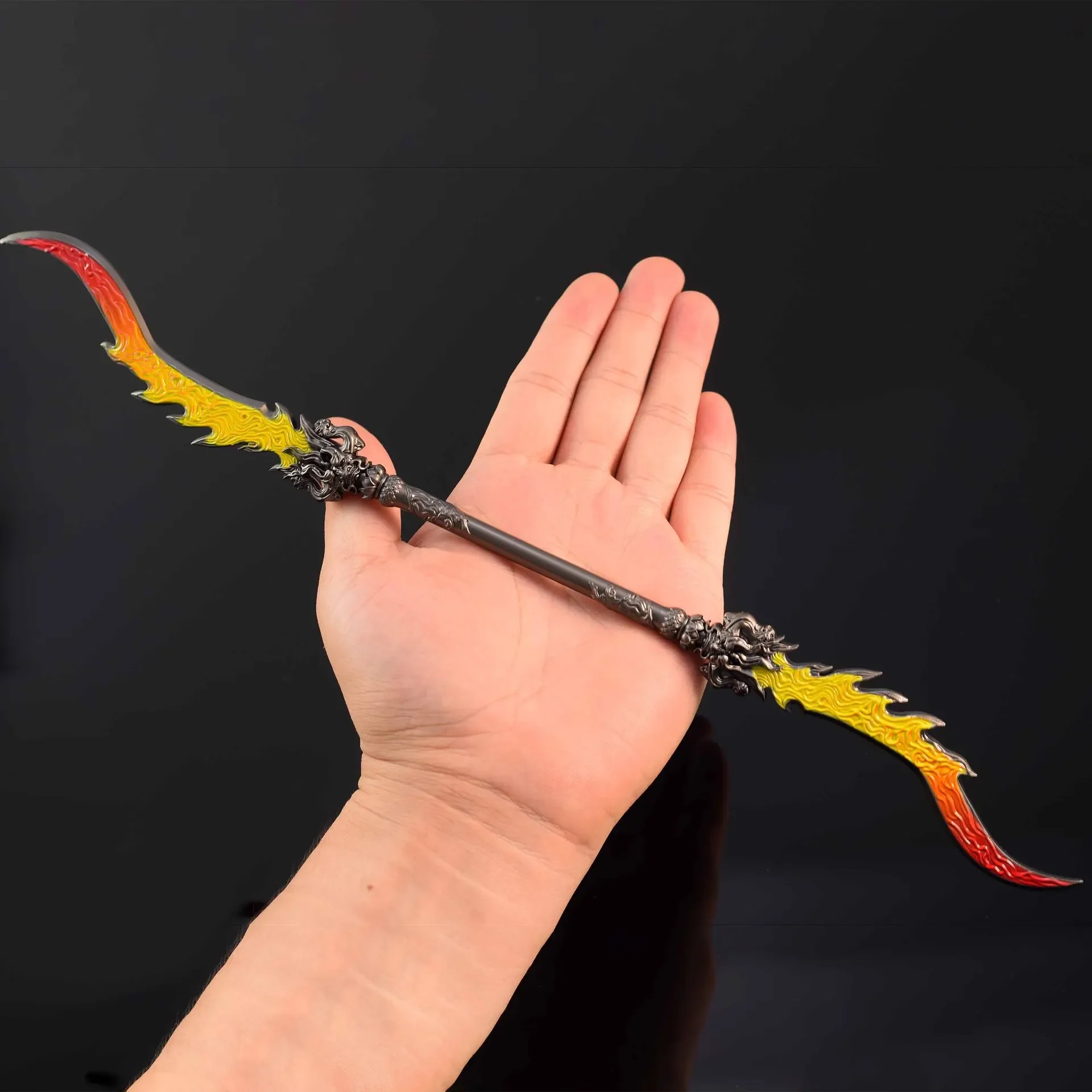 35cm Black Myth: Wukong Game Peripherals Figure Guangzhi Red Tide All Metal Sword Crafts Toy Model Ornaments Gifts Collections