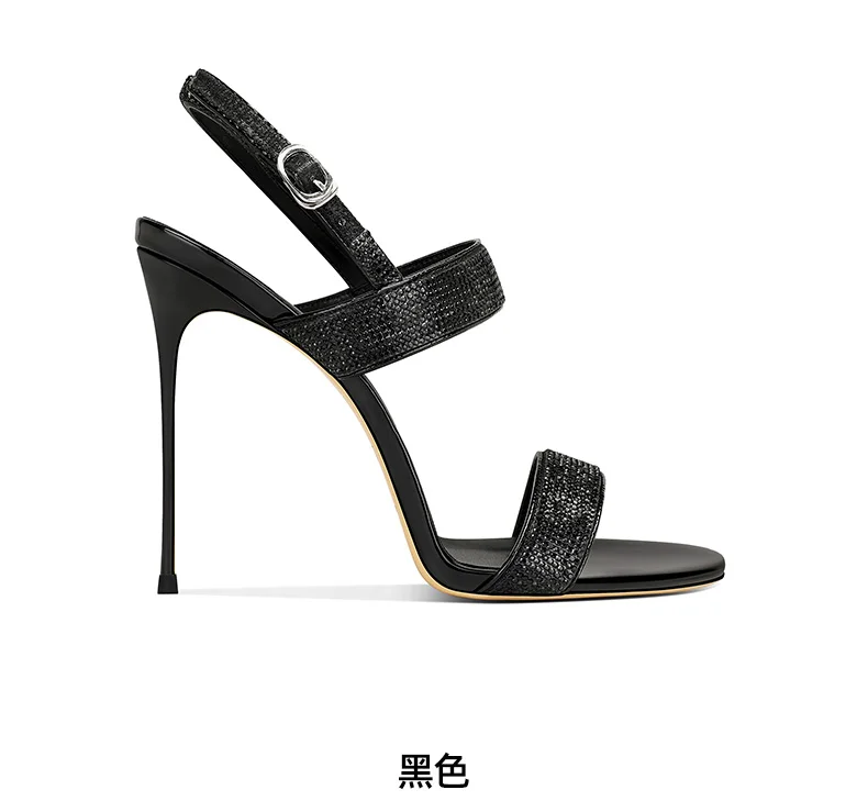 Champagne 2025 New Stiletto High Heels Sandals Women