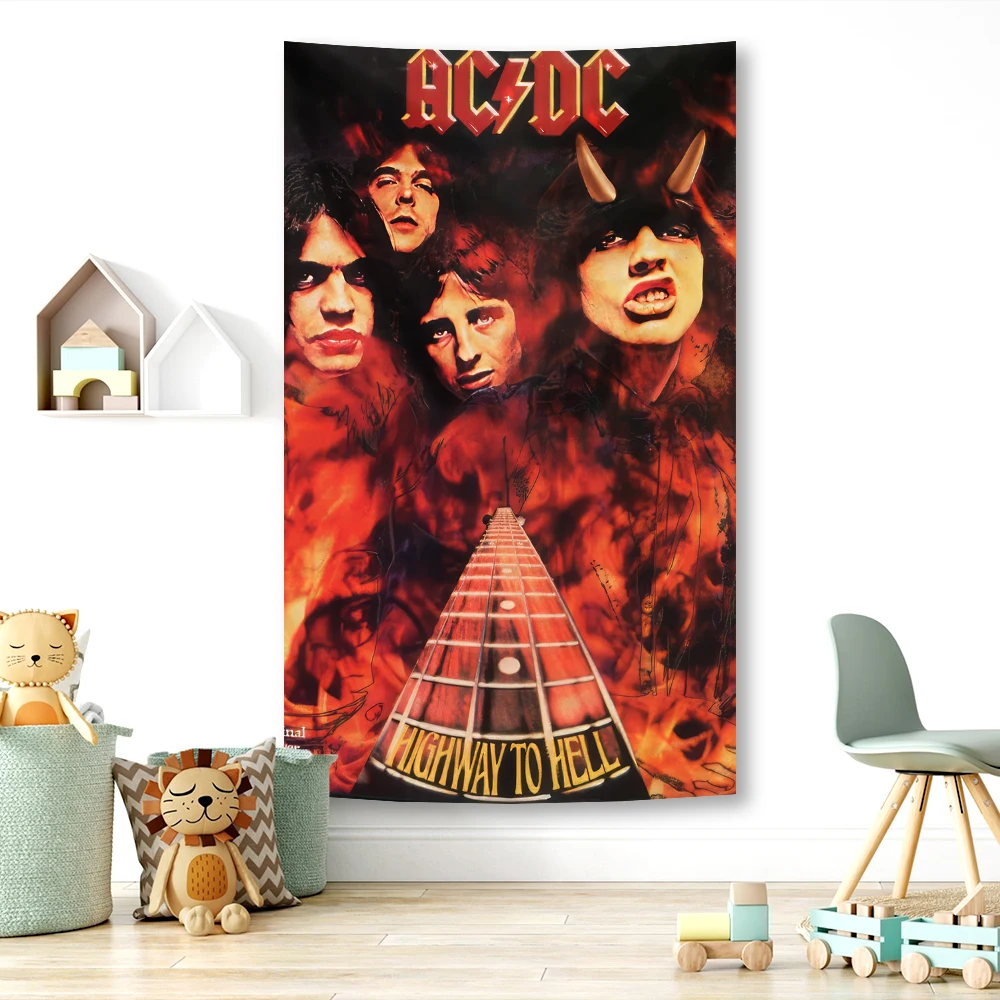 

Ac/Dc Rock Band Poster Boyfriend Best Gift College Room Dormitory Party Decoration Tastry Sofa Wall