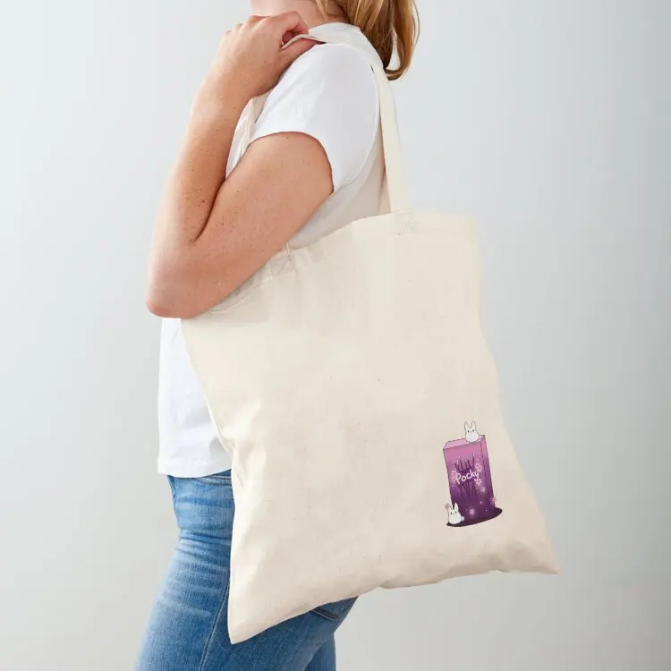 

Tot Pocky Sticker Studio Anime Tote Bag free delivery bags Canvas shoulder bag Custom bag shopper bags for women