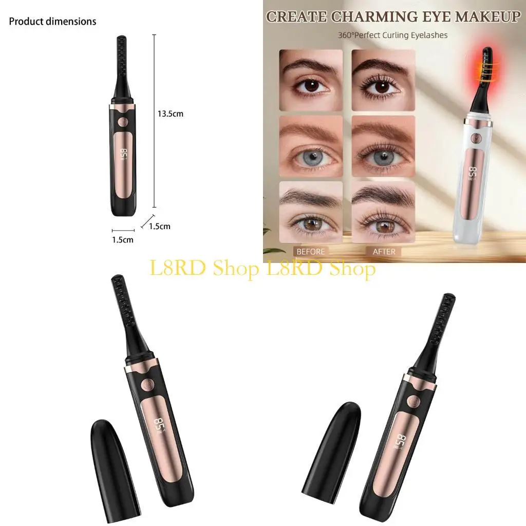 

L8RD Перезаряжаемый инструмент для завивки кнутом Точная светодиодная терморегуляция Тонкий портативный USB-привод Beauty Must