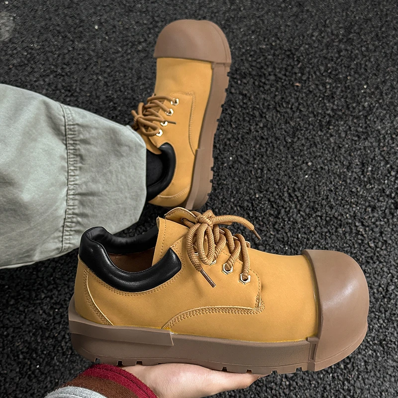 

Men's casual board shoes Comfortable minimalist style Work or office Daily Business plus size Lace up shoes Hot selling New