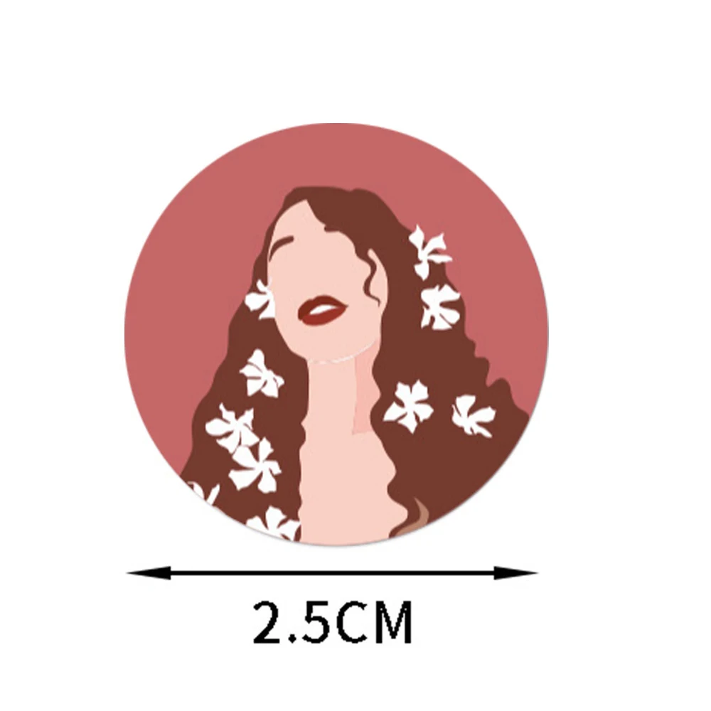 100-500 шт. милые канцелярские наклейки, этикетка для запечатывания конвертов, скрапбукинга, персонализированные подарочные декоративные наклейки для малого бизнеса