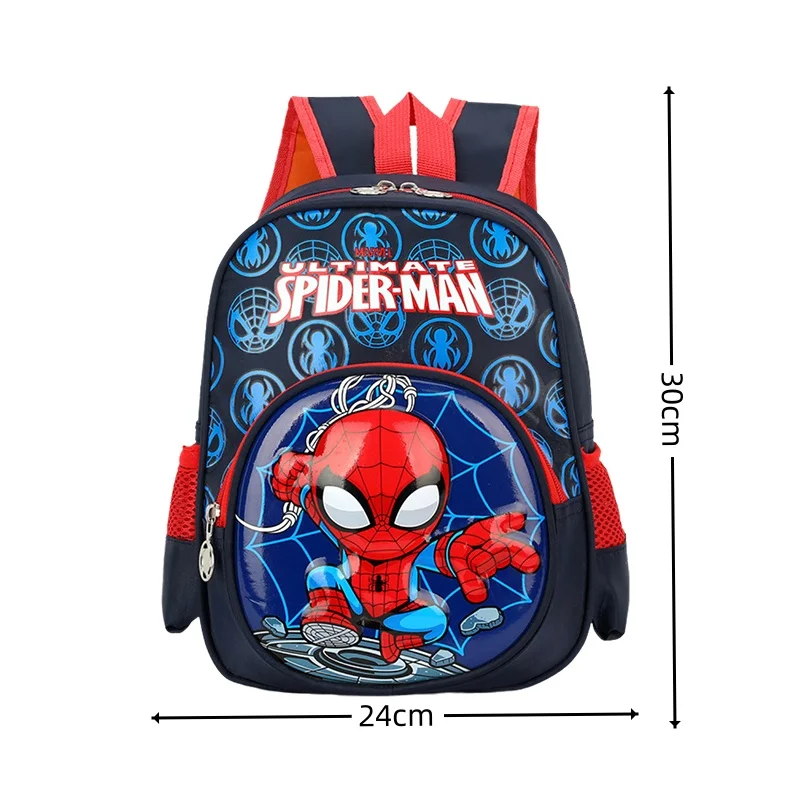 Marvel Cartoon anime schoolbag cute Spider Man lightning mcqueen Captain America Children\'s bags Kindergarten backpack Toy gifts