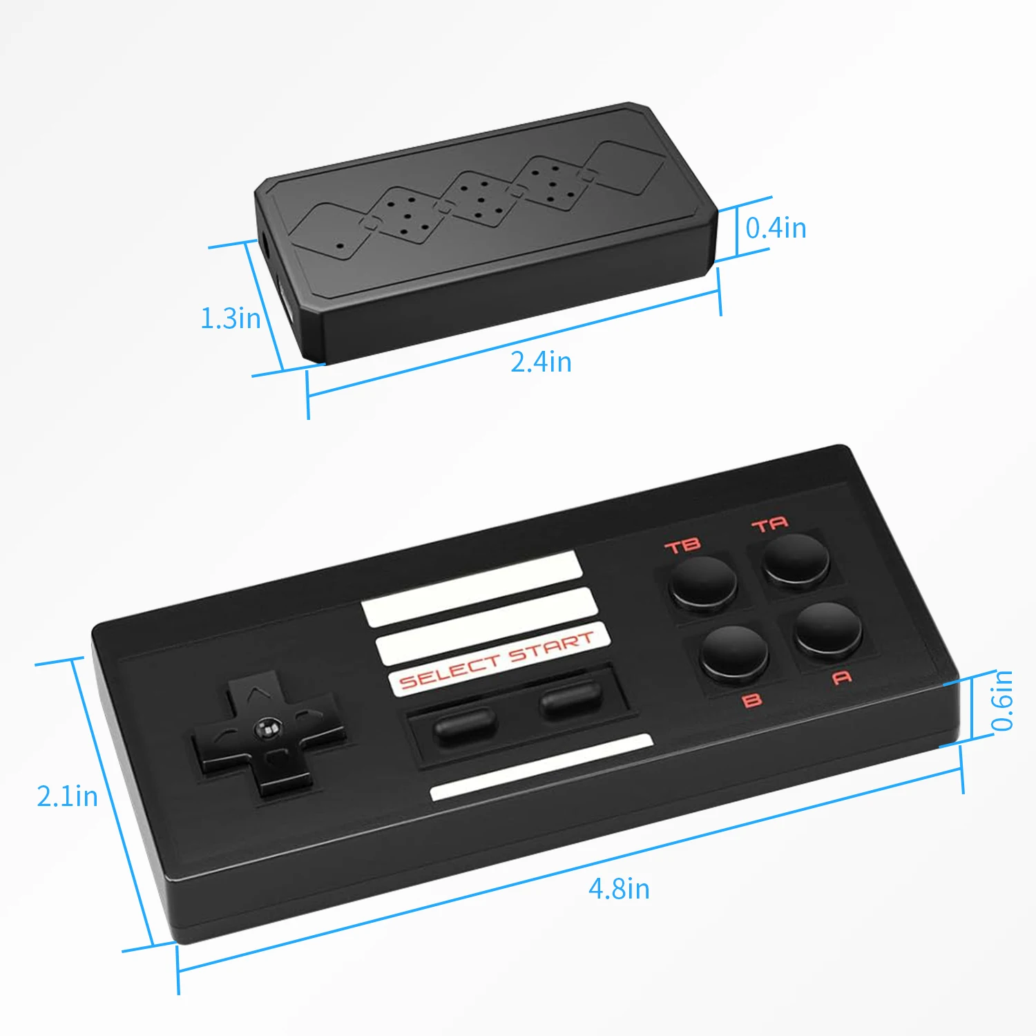 وحدة تحكم ألعاب ريترو، نظام ألعاب فيديو صغير كلاسيكي للتوصيل والتشغيل، جهاز ألعاب كلاسيكي ريترو 620 Fc مع وحدتي تحكم لاسلكيين