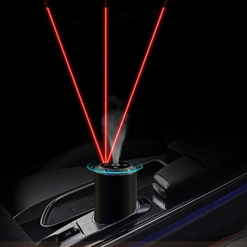 Smart Car Air Freshener Smart Projector Aromatherapy Air Freshener Long-Lasting Scent Odor Eliminator Oil Diffuser With