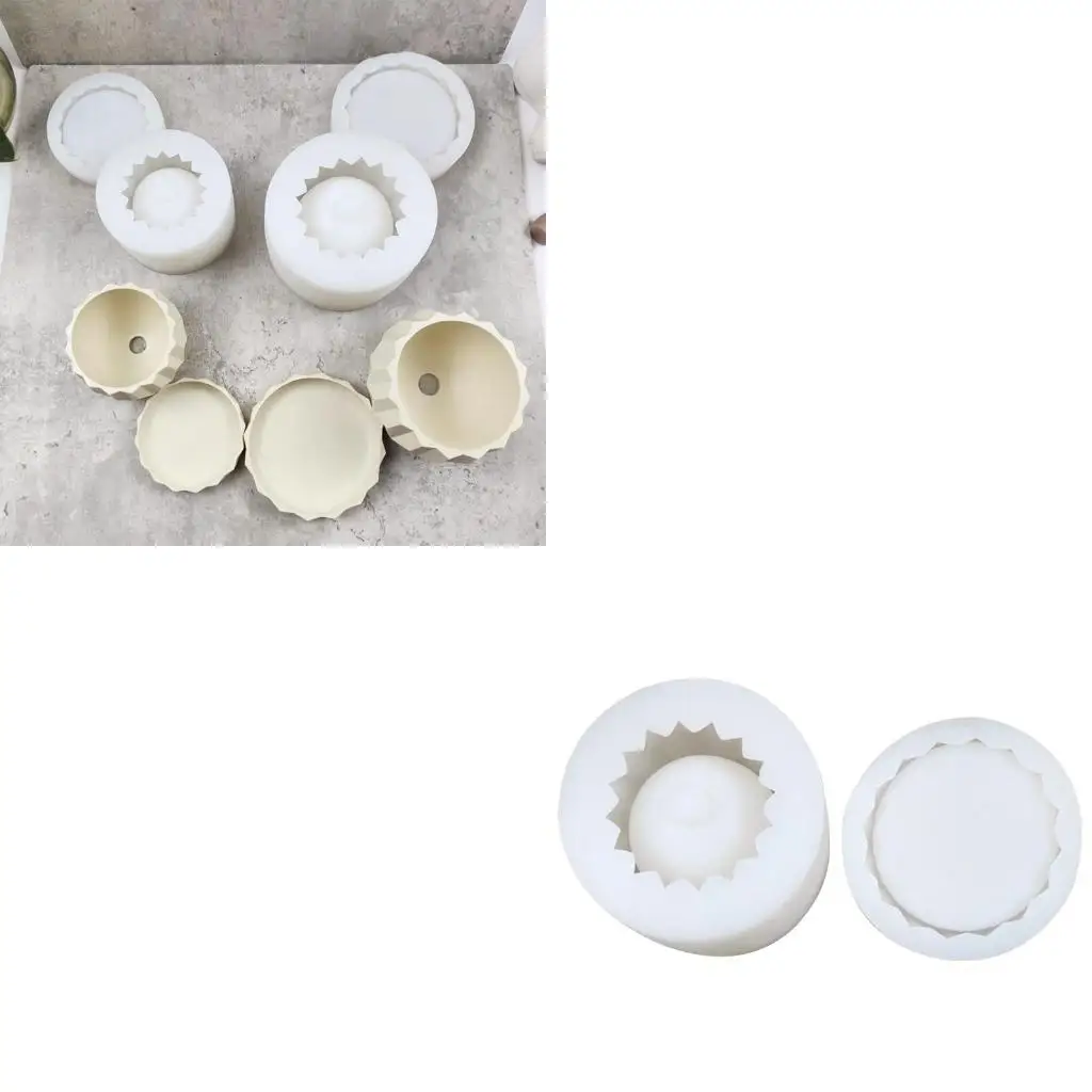 

9HJK Цветочный горшок плесень силиконовый сочный цветочный растение винтажное плесени бетонное цемент