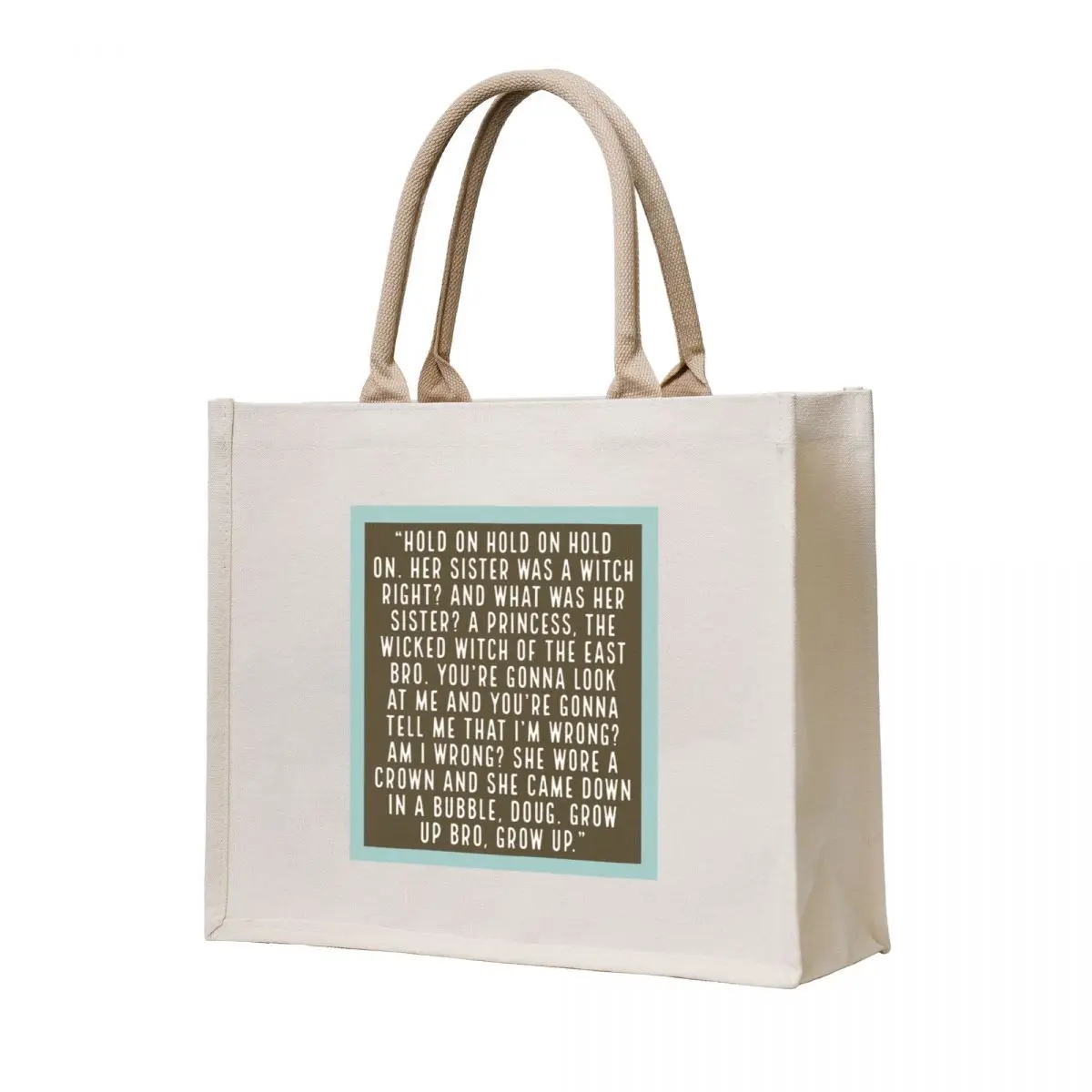 

wicked witch of the east bro Tote Bag canvas tote bag Women's bags Fabric bag
