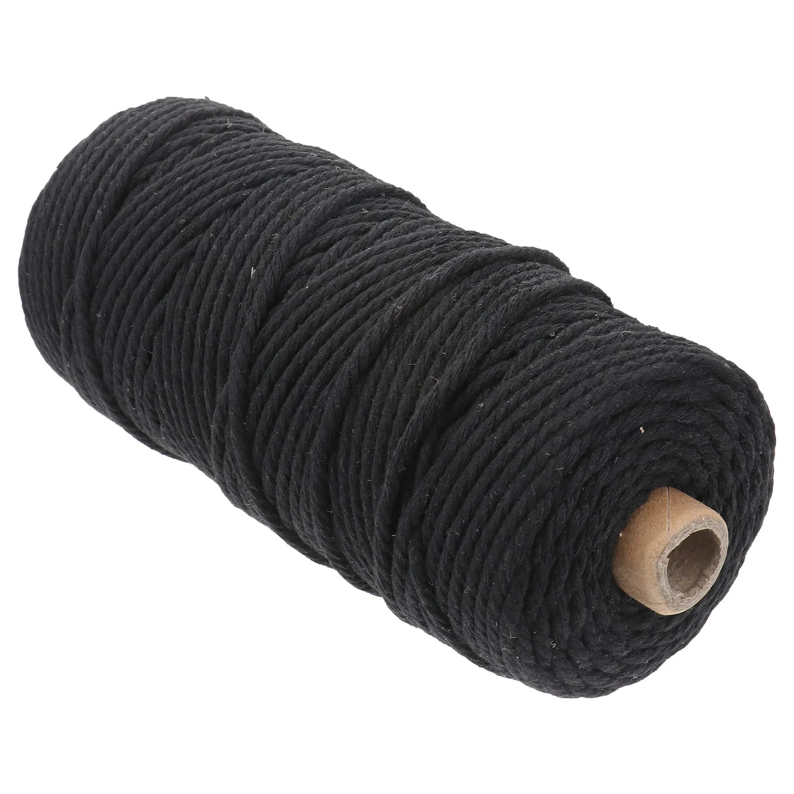 1 قطعة 100 متر 3 مللي متر حبل القطن للحرف اليدوية الطبيعية غير الملطخة مضفر الموضوع مكرميه لتقوم بها بنفسك نسيج التوتير ملزمة قابلة لإعادة الاستخدام