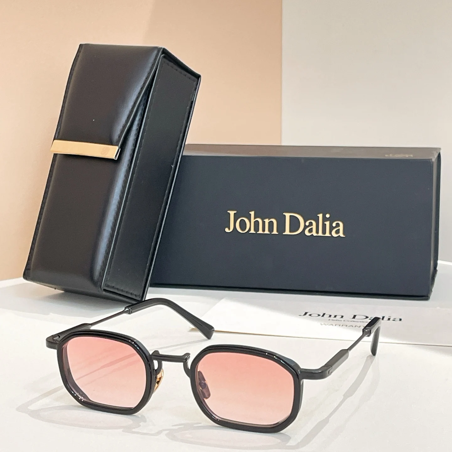 Luxe Designer Voor JOHN DALIA JD JEAN Vintage zonnebril UV400 Hoge kwaliteit modebril voor mannen en vrouwen met doos