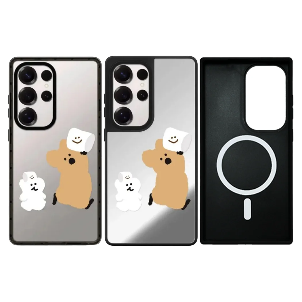 

5120420 Mirror / Acrylic Magnetic Case: Compatible With Samsung Galaxy S23 U S24U S25 Ultra S25+ Plus Shell