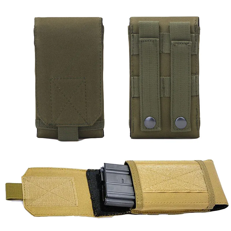 

Tactical 5.5inch Molle Phone Holder Pouch Magazine Pouch Waist Belt Tool Bag EDC Pouch Camping Hiking Sport Hunting Accessories