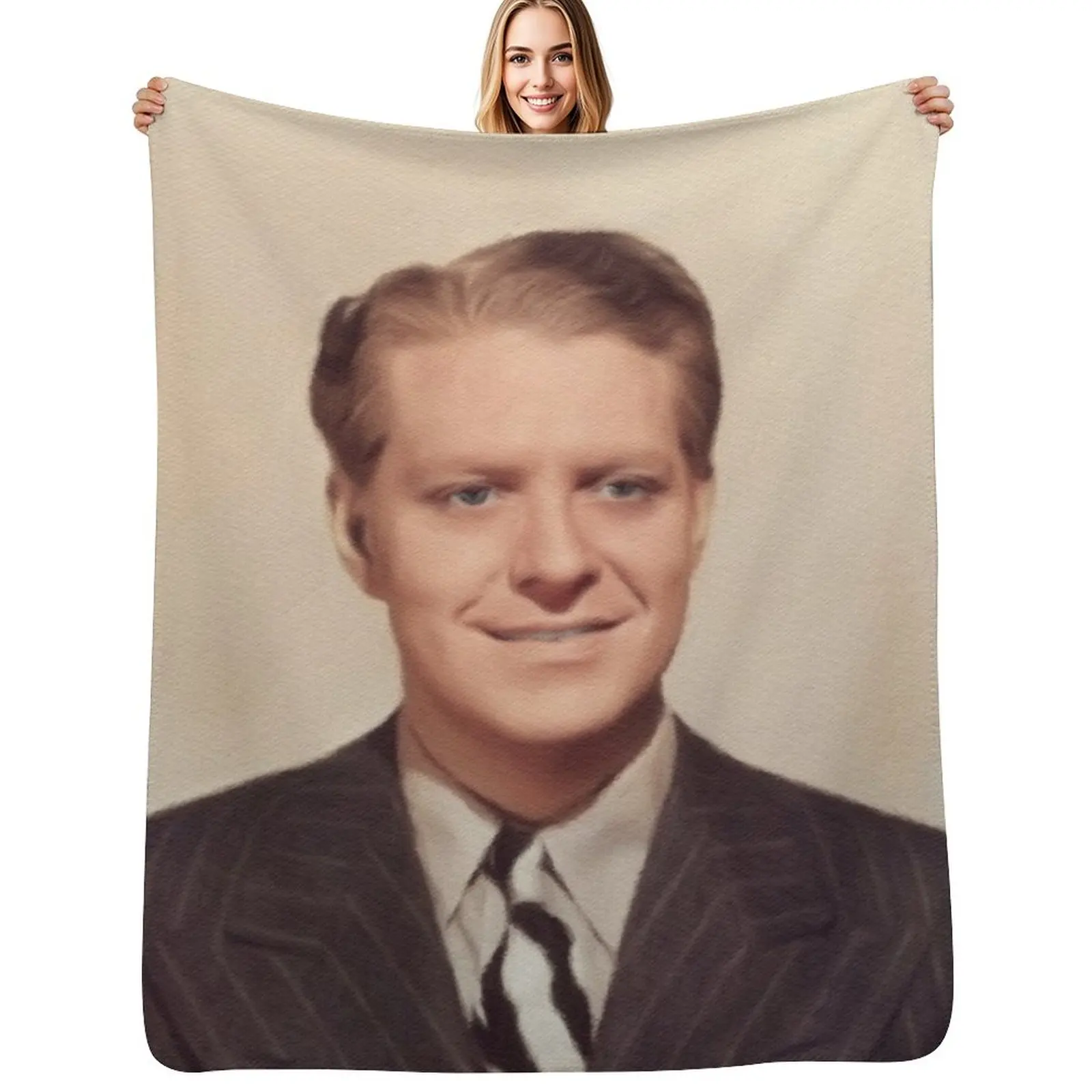 Nelson Eddy, Movie Legend Throw Blanket Extra Large Throw Flannel Fabric For Baby cosplay anime bed plaid blankets ands Blankets