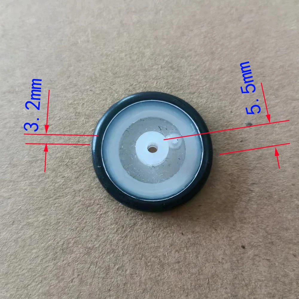 10/100pcs OD 22mm 2mm Hole soft plastic Combination rubber Wheel rc car plane robot kids toys for boys diy baby accessories WZ22